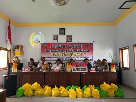 Rapat Laporan Pertanggungjawaban BUMDesa Sari Nadi Tahun Buku 2025